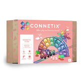 Set de construcție magnetic, 202 piese, Pastel Mega, CONNETIX