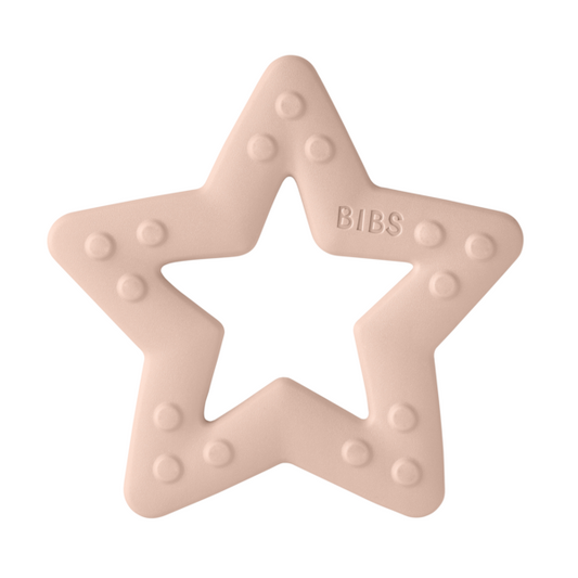 BIBS- Jucarie de dentitie in forma de steluta, Blush