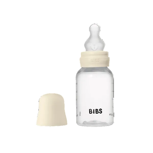 Biberon anticolici, 150ml, tetină silicon flux lent, Ivory, BIBS