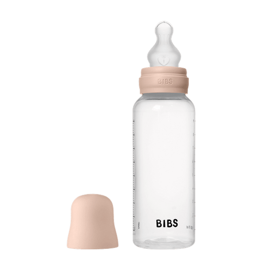 Biberon anticolici, 270ml, tetină silicon flux mediu, Blush, BIBS