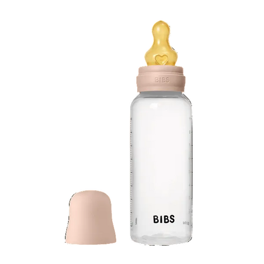 Biberon anticolici, 270ml, tetină latex flux mediu, Blush, BIBS