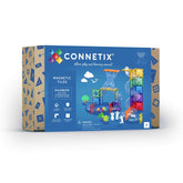 Set de construcție magnetic, 66 piese, Rainbow Extensie Ball Run, CONNETIX