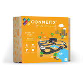 Set de construcție magnetic, 48 piese, Șosele Creative, CONNETIX