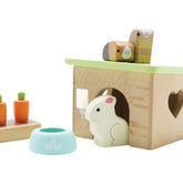 Set animale de companie de jucărie, lemn, iepuraș și porcușor de guinea, Le Toy Van