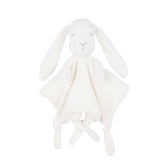 Doudou, bumbac, alb, Iepuraș, 30cm, Effiki