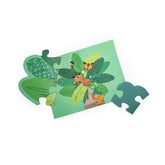Puzzle copii, 36 piese mari, Palmierul gigant, Moulin Roty