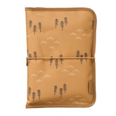 Plic pentru scutece, cu salteluță de înfășat, galben cu pădure, Fresk