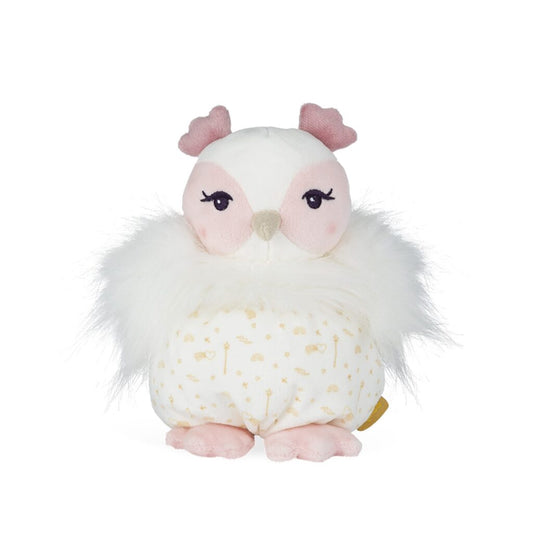 Jucărie de pluș, 25cm, Bufnița Luna Alb și Roz, Kaloo