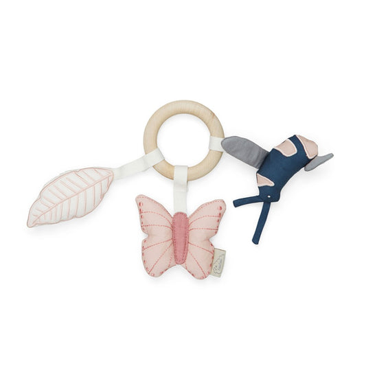 Inel cu activități, lemn, Flower Friends, Cam Cam Copenhagen