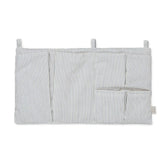 Organizator pentru pătuț, textil cu 3 buzunare, 42x24 cm, Classic Stripes Blue, Cam Cam Copenhagen