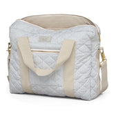 Geantă maternitate mare cu agățători pentru cărucior, Classic Stripes Blue, Cam Cam Copenhagen