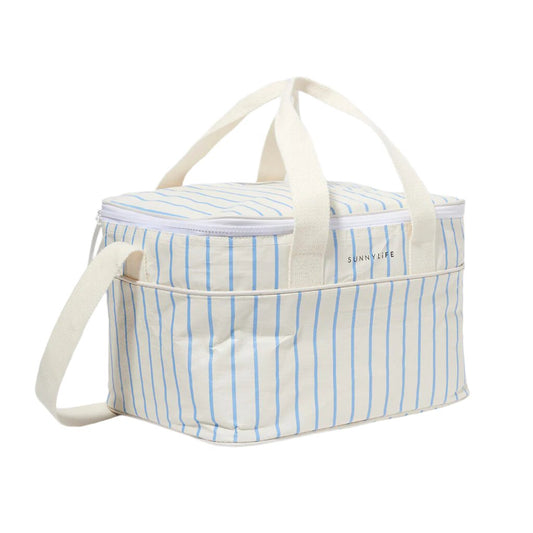 Geantă termoizolantă pentru picnic, dungi albastre, SUNNYLiFE