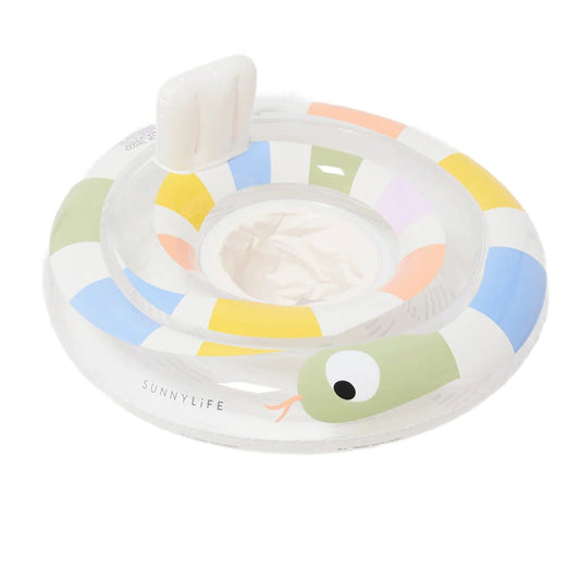 Colac pentru bebeluși, gonflabil cu scăunel, Șarpe, SUNNYLiFE
