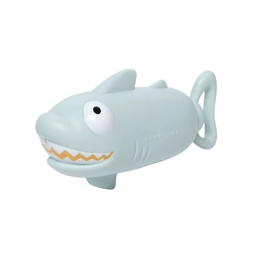 Pistol cu apă pentru copii, 19 cm, Shark Pastel Blue, SUNNYLiFE