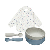 Set diversificare cu bavețică, albastru Sailboats, Cam Cam Copenhagen