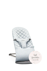 BabyBjorn - Balansoar Bliss Blue Sprinkles, Bumbac - Editie Limitata