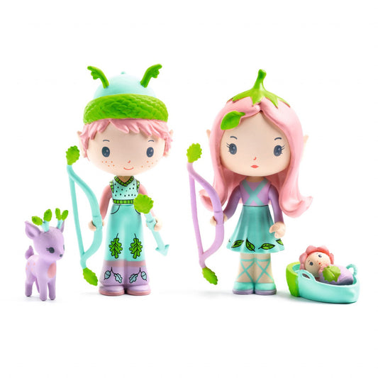Figurine, Tinyly Elfii Lily & Sylvestre, Djeco