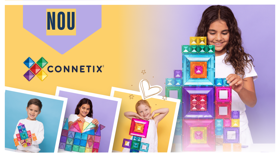 Plăci magnetice Connetix: beneficii, vârstă recomandată și noile seturi disponibile pe mun-mun.ro
