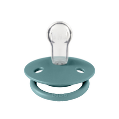 BIBS - Suzeta De Lux Silicon, tetina rotunda, marime universala (0-3 ani)-Island Sea