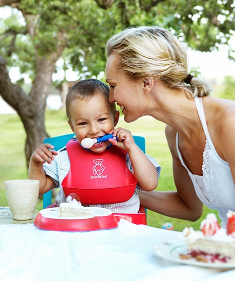 BabyBjorn - Bavetica moale Soft Bib Orange