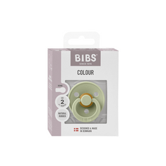 BIBS - Suzeta Colour Latex, tetina rotunda, 6+ luni, ambalaj premium-Sage