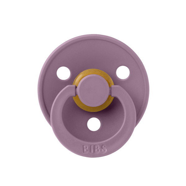BIBS - Suzeta Colour Latex, tetina simetrica, 6 luni +-Mauve