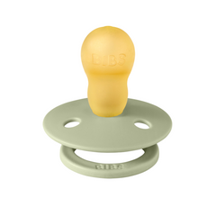 BIBS - Suzeta Colour Latex, tetina rotunda, 18 luni+-Sage