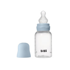 BIBS - Set complet biberon anticolici PP fara BPA, 150 ml, Silicon, Baby Blue