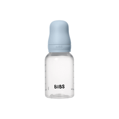 BIBS - Set complet biberon anticolici PP fara BPA, 150 ml, Silicon, Baby Blue