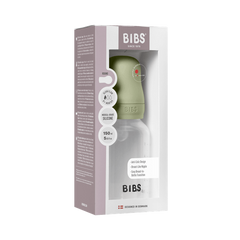 BIBS - Set complet biberon anticolici PP fara BPA, 150 ml, Silicon, Sage