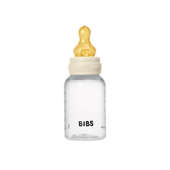 BIBS - Set complet biberon anticolici PP fara BPA, 150 ml, Latex, Ivory
