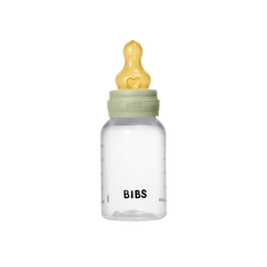 BIBS - Set complet biberon anticolici PP fara BPA, 150 ml, Latex, Sage