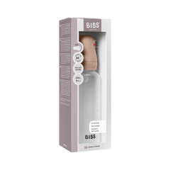BIBS - Set complet biberon anticolici PP fara BPA, 270 ml, Silicon, Blush