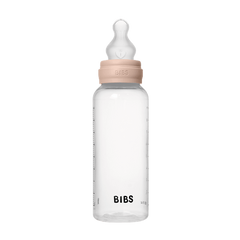 BIBS - Set complet biberon anticolici PP fara BPA, 270 ml, Silicon, Blush
