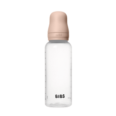 BIBS - Set complet biberon anticolici PP fara BPA, 270 ml, Silicon, Blush