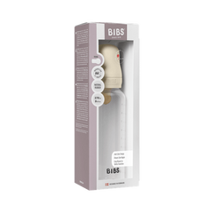 BIBS - Set complet biberon anticolici PP fara BPA, 270 ml, Latex, Ivory