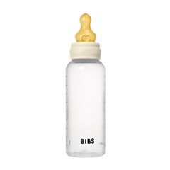 BIBS - Set complet biberon anticolici PP fara BPA, 270 ml, Latex, Ivory