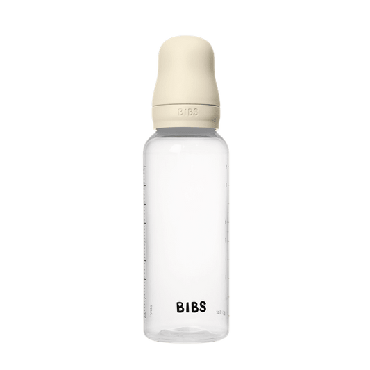 Biberon anticolici, 270ml, tetină latex flux mediu, Ivory, BIBS