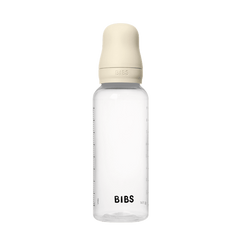 BIBS - Set complet biberon anticolici PP fara BPA, 270 ml, Latex, Ivory