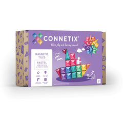 Set de construcție magnetic, 64 piese, Pastel Starter, CONNETIX