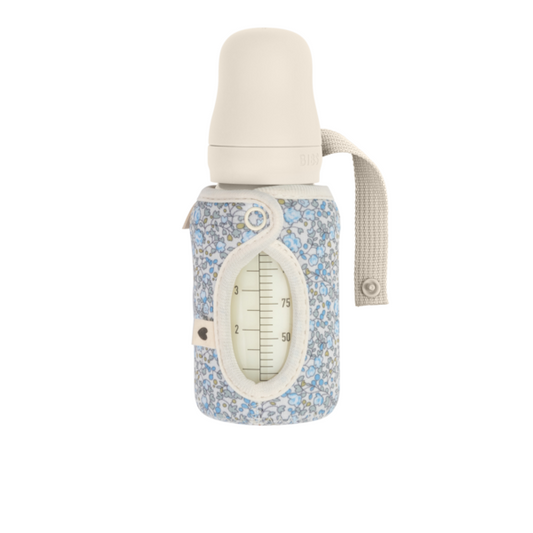 Husă pentru biberon din sticlă 110ml, Eloise Ivory, BIBS