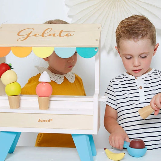 Stand de înghețată, Gelato, din lemn, Janod