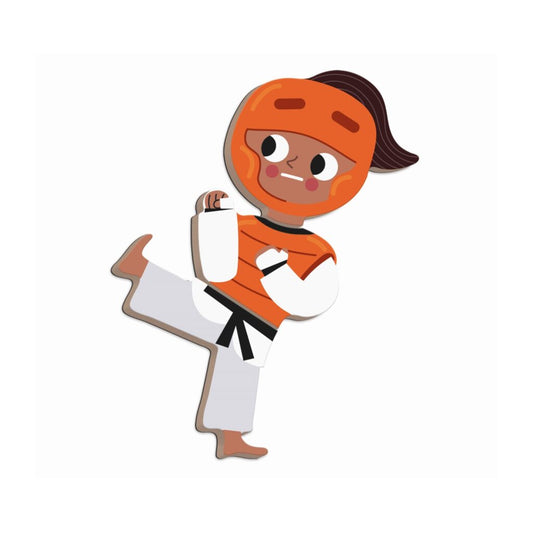 Joc educativ magnetic, Magneti'book, Sporturi, Janod