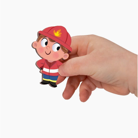 Joc educativ magnetic, Magneti'stories, Pompieri, Janod