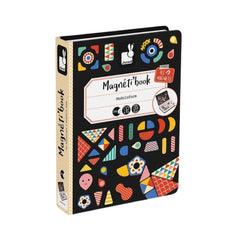 Joc educativ magnetic, Magneti'book, Puzzle Tangram, Janod