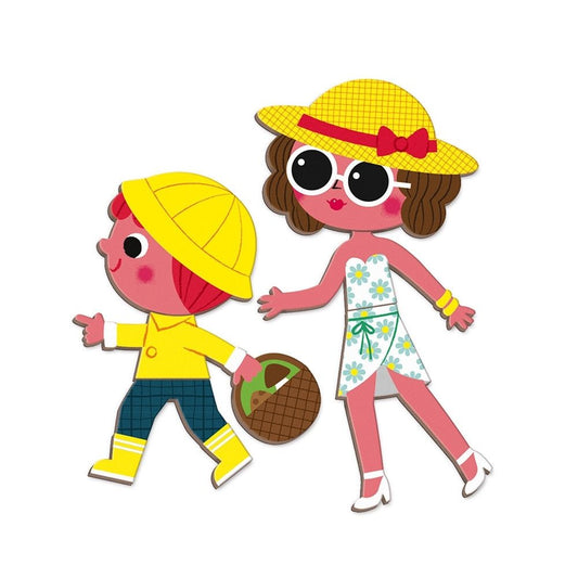 Joc educativ magnetic, Magneti'book, Anotimpuri, Janod