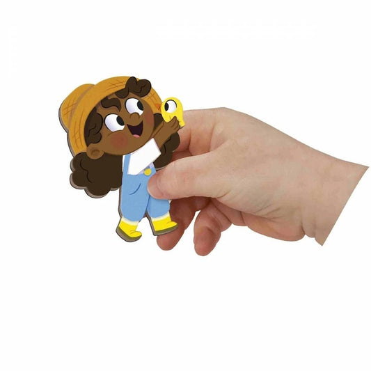 Joc educativ magnetic, Magneti'stories, Fermă, Janod