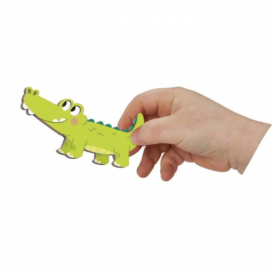 Joc educativ magnetic, Magneti'stories, Animale Africane, Janod