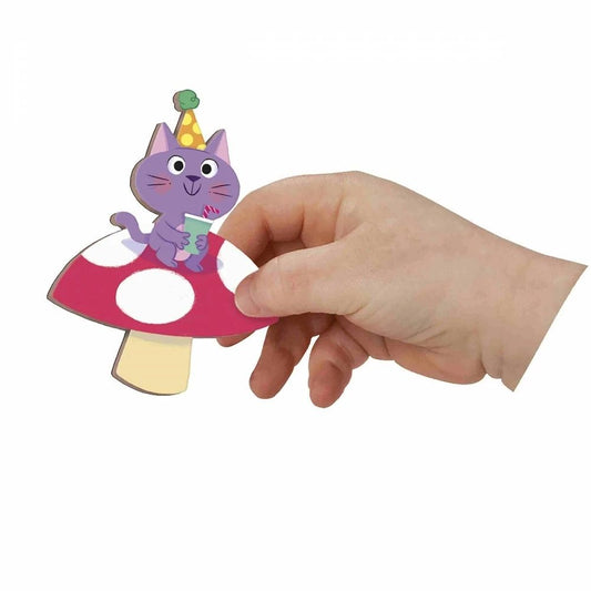 Joc educativ magnetic, Magneti'stories, Petrecerea Animalelor, Janod