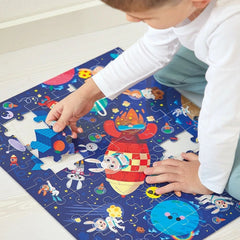 Puzzle copii, 54 piese, Rachetă, Janod